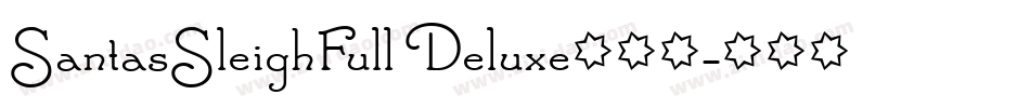 SantasSleighFull Deluxe手机版字体转换